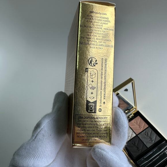 YSL Yves Saint Laurent Couture Mini Clutch Eyeshadow Palette 700 Over Noir NIB - Picture 7 of 10